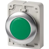 Eaton 188044 Leuchtmelder, RMQ-Titan, flach, grün, Frontring Edelstahl M30I-FL-G