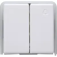Kopp 623502071 STANDARD - Serienschalter, Farbe: arktisweiß