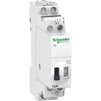 Schneider Electric A9C30011 Fernschalter iTL, 1P, 1S, 16A, Spule 12 VAC 50/60Hz- 6 VDC