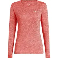 Salewa - Women's Puez Melange Dry L/S Tee - Funktionsshirt Gr 42 rosa