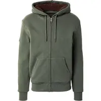 Superdry für Herren. M2014502A Borg Gefüttertes Sweatshirt grün (XXL), Lässig, Baumwolle