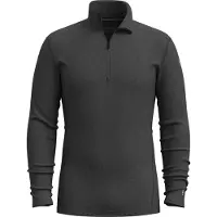 Smartwool - Classic Thermal Merino Base Layer 1/4 Zip Boxed - Merinounterwäsche Gr XL grau/schwarz