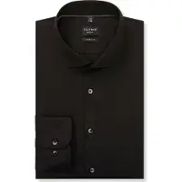 Olymp Businesshemd "No. Six, super slim, Royal Kent", Damen, Gr. 46, Normaler Arm, schwarz, 97% Baumwolle, 3% Elastolefin, Hemden Businesshemd