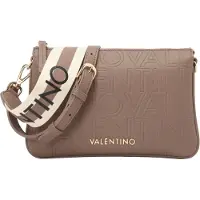 Valentino Elegante Damen-Handtasche Braun mit Schultergurt und mehreren Fächern