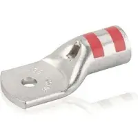 ABB 35M6-A Color-Keyed Metr. Presskabelschuh, gerade Lasche, 35mm2, M6, rot 36 kV, VPE 10 7TAA302010R0012 35M6A - 10 Stück
