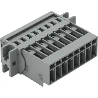 Wago 769-608/002-000 1-Leiter-Stiftleiste,CAGE CLAMP,4 mm2,grau 769608002000 - 25 Stück