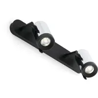 Faro 43525, Oberfläche, 2 Glühbirne(n), GU10, IP20, Chrom