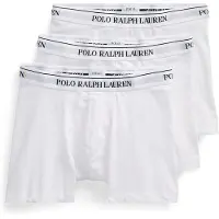 Ralph Lauren für Herren. 714835887003 3er-Set Boxershorts aus weißer Baumwolle (M), Heimtextilien