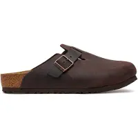 Birkenstock - Boston SFB Oiled Leather - Sandalen Gr 44 - Regular braun