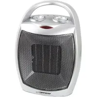 Esperanza EHH006, Keramik, Drinnen, Flur, Schwarz, Drehregler, 1500 W