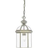 Searchlight Hängelampe Arlind, Ø 18 cm, altmessing