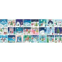 Eurographics s.r.o. Eurographics Puzzle Adventskalender Weihnachten - Christmas Village Karton