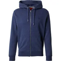 Superdry für Herren. M2014128A Essential Zip Sweatshirt navy (S), Lässig, Baumwolle, Marine