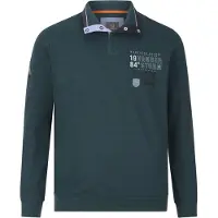 Jan Vanderstorm Sweatshirt "Sweatshirt MAGNUSDAL", Herren, Gr. 6XL, blau (petrol), Obermaterial: 100% Baumwolle CO., Sweatshirts Sweatshirt
