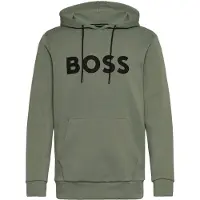 BOSS für Herren. 50551457 Sweatshirt Soody Zone grün (XL), Lässig, Baumwolle