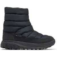 Columbia Winterstiefel "SNOWTROTTM MID", Damen, Gr. 38,5, schwarz (schwarz, titanium ii), Mesh, Synthetik, Schuhe Winterstiefel, Winterschuhe, Winterboots, Snowboots, wasserdicht, wärmend