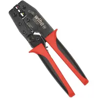 Wiha Crimpwerkzeug für isolierte Kabelschuhe und Kontakte 0,5 - 6,0 mm2 - 45957