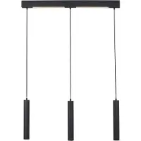 Schöner Wohnen LED-Hängelampe DANTE, schwarz, 3 x GU10, Länge 90 cm, Metall