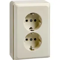 Schneider Electric Steckdose im Geräteträger verdraht. 515520