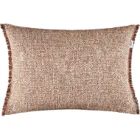 Schöner Wohnen Dekokissen "Voyage", orange, B:58cm L:38cm, Obermaterial: 67% Baumwolle, 18% Viskose, 15% Polyester, SCHÖNER WOHNEN-KOLLEKTION, Dekokissen_Sitzkissen_Kissenhüllen, Dekokissen, im Naturlook