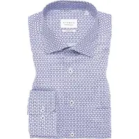 Eterna Langarmhemd "COMFORT FIT", Herren, Gr. 45, Normalgrößen, blau (hellblau), Twill, 100% cotton, normal, Manschette, Hemden Langarmhemd, NON IRON (bügelfrei)