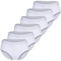 Marc O'Polo Panty "Panty 6er Pack", Damen, Gr. S, weiß, Obermaterial: 95% Baumwolle CO(Bio). 5% Elasthan EL., Unterhosen Panty