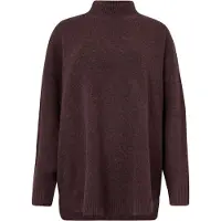 Vero Moda "VMPLAZA LS HIGHNECK LONG PULLOVER GA BOO" Materialmix, loose fit