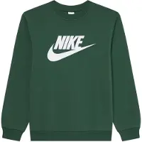 Nike Kinder Pullover Big Kids Club Fleece Sweatshirt FD2992-323 147-158 - Fir/White - 147-158