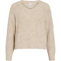 Vila Vilampe V-ausschnitt Strickpullover