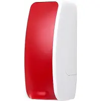 METZGER COSMOS Schaumseifenspender, Nicht abschließbar, modernes Design, Farbe: weiß/rot