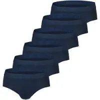 JOOP! Herren Slips, 6er Pack - Everyday, Basic, Cotton Stretch, Logo Blau / XL