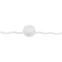 Beliani LED-Leuchte für Bilder Spiegel weiß Metall 55 cm Leuchte für Schlafzimmer Wohnzimmer Badezimmer Spiegel modernes minimalistisches Design