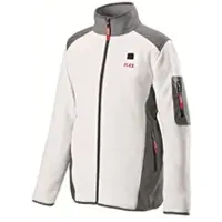 Flex Akku-Heizjacke Fleece TF White 10.8/18.0 Lady Gr. S ohne Akkus/Ladegerät