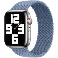 Apple Geflochtenes Solo Loop für das Watch | 38/40/41/42 mm - Größe 8 - Slate Blue