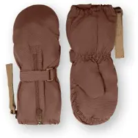 Mini A Ture - Kid's Matcesar Fleece Lined Mittens - Handschuhe Gr 0-6 Months braun