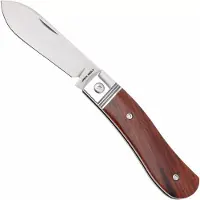 Jack Wolf Knives Jack Wolf K9 Jack Steel Series K9-02-ROSEWOOD Satin 154CM, Rosewood, Slipjoint Taschenmesser