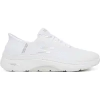 SKECHERS Damen Go Walk Arch Fit 2.0 Valencia Slip-InTurnschuhe, White Textile/Tr