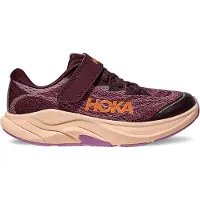 Hoka One One K Rincon 4 für Kleinkinder - Farbe: schwarz-kirschrot / klassisches Mauve, Größe: 2b