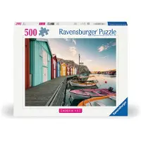 Ravensburger Bootshäuser In Smögen Puzzle 500 Stücke