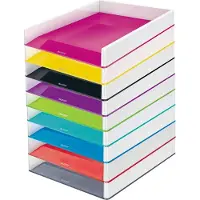Leitz Ablagekorb WOW Duo Color, DIN A4, weiß/gelb