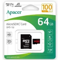 Apacer Uhs 1 Class 10 Micro Sdxc Speicherkarte Mit Adapter Durchsichtig Durchsichtig One Size