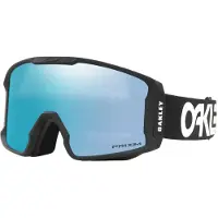 Oakley - Skibrille - Line Miner M Factory Pilot Black Prizm Sapphire Iridium aus Silikon - schwarz