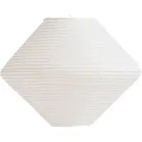 HAY Lampenschirm Diamond, Ø50 cm, weiß, Papier/Bambus