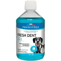 Francodex Frische Dent- und Mundhygieneflüssigkeit für Hunde und Katzen 500ml