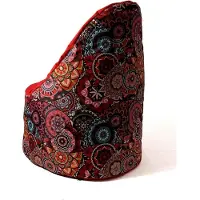 Go Gift Sako bag pouffe Mandala print-red XL 120 x 80 cm