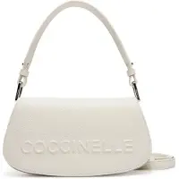 Coccinelle Myrtha Maxi Log - Schultertasche 24 cm (white)