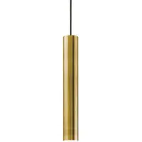 Ideal Lux 141794 Look Pendelleuchte Zylinder Ø 6cm Antique Brass Bronze Zylinder