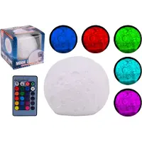 Johntoy Mondlampe Kinderzimmer mit Fernbedienung Multicolor LED