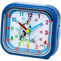 FILIUS zeitdesign Kinderwecker , blau, Wecker, Kinder, Kinderwecker, Quarzwecker, Lernwecker,Schulanfang,Schlafzimmer, schleichende Sekunde