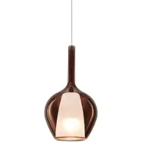 Ideal Lux Pendellampe Kalique 1, kupferfarben, Ø 18 cm
